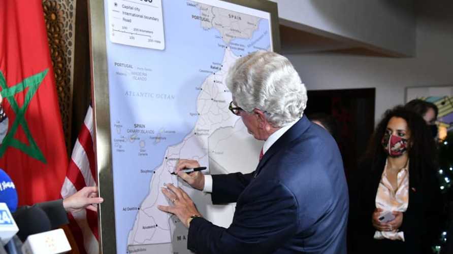 أمريكا تعتمد خريطة جديدة للمغرب تشمل الصحراء الغربية | وكالة الأخبار | مرسال